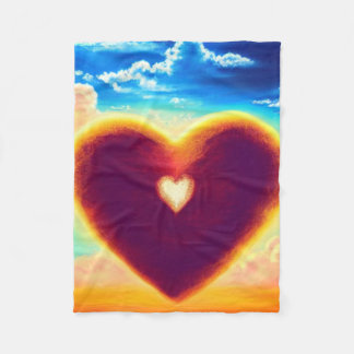 Pink and Purple Heart Blanket