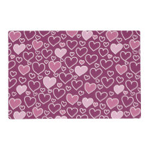 Pink and Purple Hearts