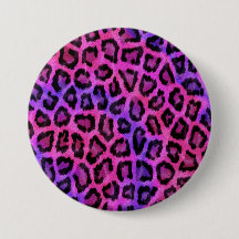 Pink and Purple Leopard Fur Spots Pattern