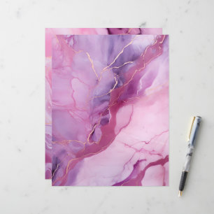 Pink and Purple Marble Scrapbook Paper Backgrounds