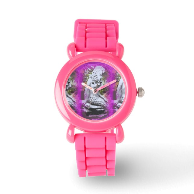 pink and purple mermaid watch (Front)