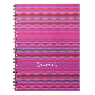 Pink and purple modern and fun notebook