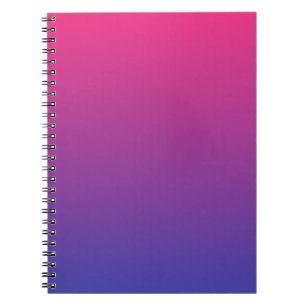 Pink and Purple Ombre Pattern Notebook