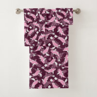 Pink and Purple Pattern - Koi Fish