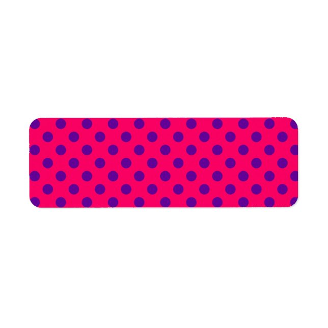 Pink and Purple Polka Dot (Front)