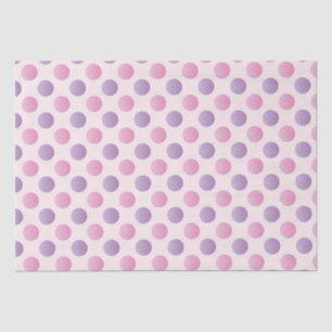 Pink And Purple Polka Dots Tissue Paper