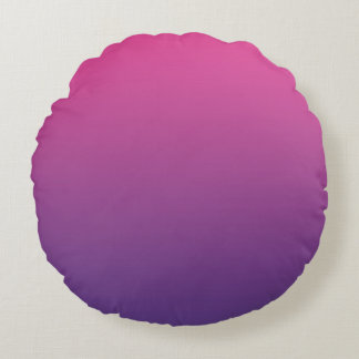 Pink And Purple Round Cushion