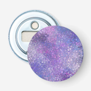 Pink And Purple Sequins Bling Bottle Opener