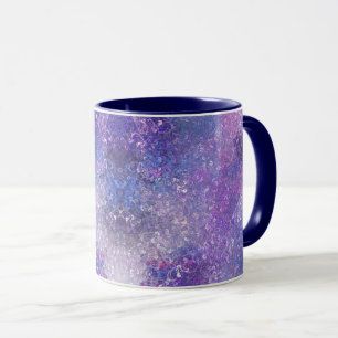 Pink And Purple Sequins Bling Mug