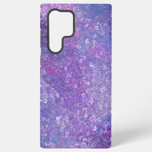 Pink And Purple Sequins Bling Samsung Galaxy Case