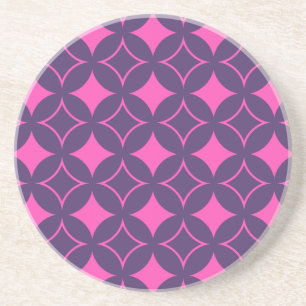 Pink and purple shippo coaster