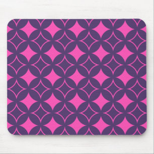 Pink and purple shippo mouse mat
