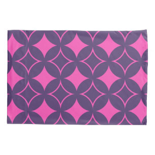 Pink and purple shippo pillowcase