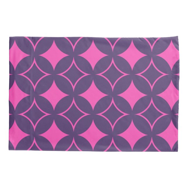 Pink and purple shippo pillowcase (Back)