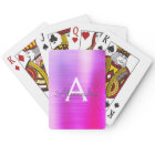 Pink and Purple Stainless Steel Monogram