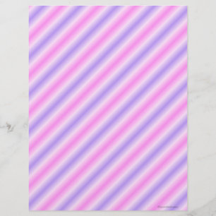 Pink and Purple Stripped Scrapbook Paper