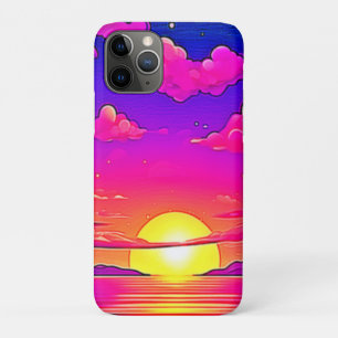 Pink and Purple Sunset iPhone 11 Pro Case