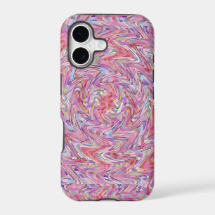 Pink and Purple Swirled Quilt Mosaic