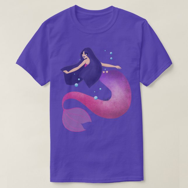 Pink and purple T-Shirt (Design Front)