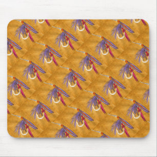 "Pink and Purple" ''Tiled Trout Fly Mousepad