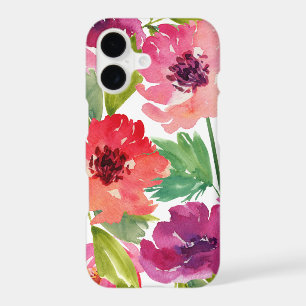 Pink and Purple Watercolor Floral