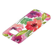 Pink and Purple Watercolor Floral Case-Mate Samsung Galaxy Case (Bottom)