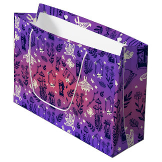 Pink and Purple Witchy Mystic Large Gift Bag