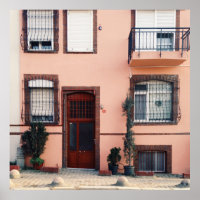 PINK AND RED CONCRETE BUILDING