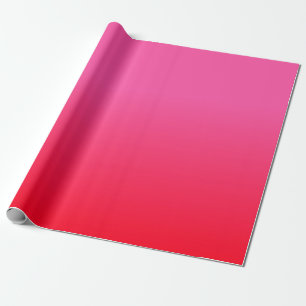 Pink and Red Gradient Wrapping Paper