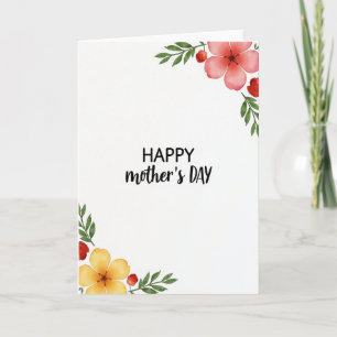 Pink And Red Happy Day Card