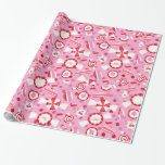 Pink and Red Happy Holidays Candy Christmas Wrapping Paper<br><div class="desc">Pink and Red Happy Holidays Candy Christmas Wrapping Paper. Check out our full collection of holiday gifts and goodies in our store La Bebba Designs!</div>