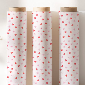 Pink and Red Hearts Wrapping Paper