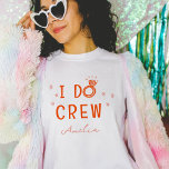 Pink and Red I Do Crew Sketch Bachelorette Party T-Shirt<br><div class="desc">Gather your I Do Crew with matching bachelorette party t-shirts. Featuring pink and red diamond ring,  stars,  and heart hand drawn sketch illustrations with room to personalize it with your bridesmaids names.</div>