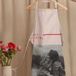 Pink and Red Photo Mother's Day Gift Apron<br><div class="desc">Show your appreciation for Mum with this personalised Pink and Red Photo Mother's Day Gift! Customise this special item with a cherished photo that captures your fondest memories together. Whether it's a family portrait, a candid moment, or a favourite snapshot, this thoughtful gift is sure to warm her heart. The...</div>