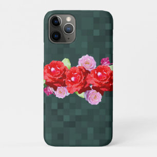 Pink And Red Rose Garland,   iPhone 11 Pro Case