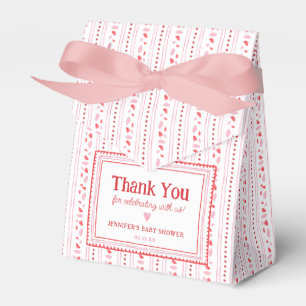 Pink and Red Sweetheart Valentine's Day Favour Box