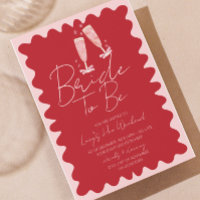 Pink and Red Wave Bachelorette Weekend Itinerary