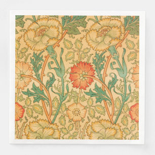 Pink and Rose by William Morris Napkin