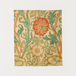 Pink And Rose By William Morris Tapestry