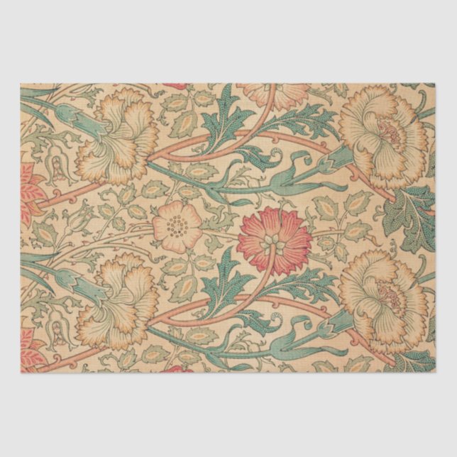 Pink and Rose by William Morris Tissue Paper (Front)