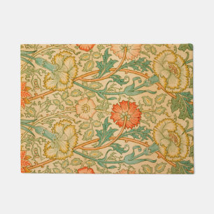Pink and Rose Pattern (by William Morris) Doormat