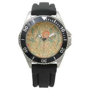 Pink and Rose Pattern (by William Morris) Watch