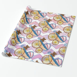Pink and Stinky Baby Stuff Wrapping Paper