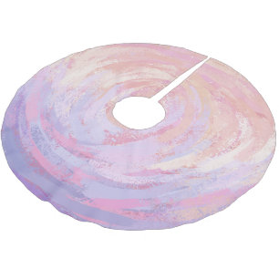 Pink and Stinky Brushed Polyester Tree Skirt