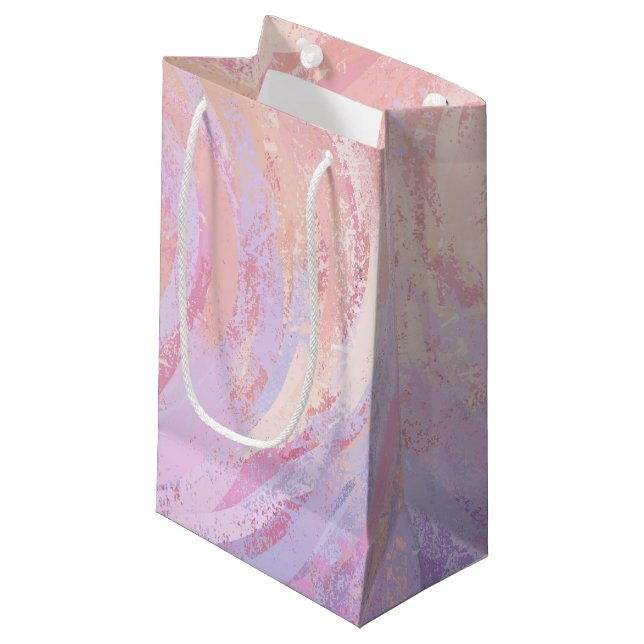 Pink and Stinky Small Gift Bag (Front Angled)