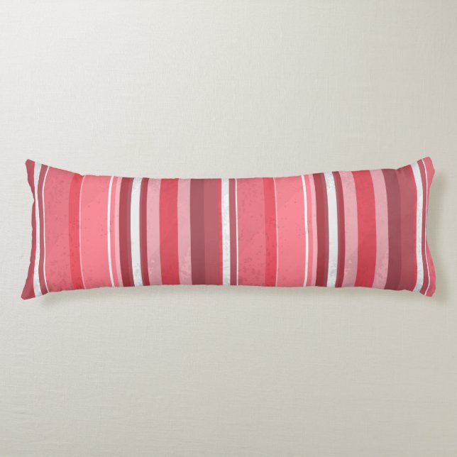 Pink and Stinky Stripes Body Cushion (Front)