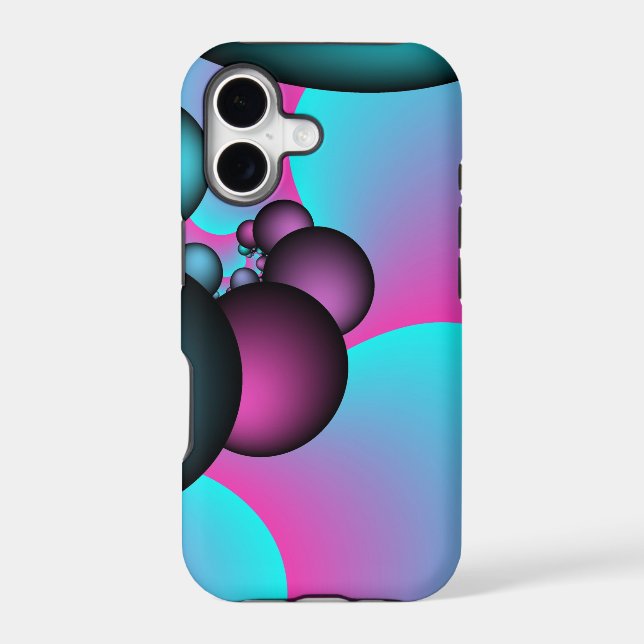 pink and teal bubbles (Back)