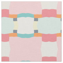 pink and turquoise vintage square pattern