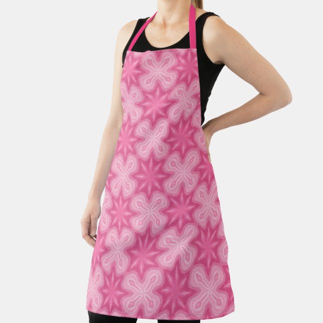 Pink And White Apron (Insitu)
