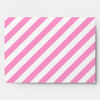 Pink and White Candy Stripes. Envelopes